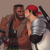 thumbnail image: Wedge kissing Barret on the cheek