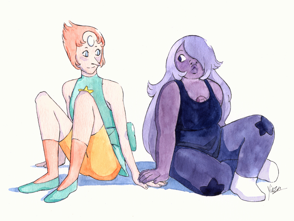 Pearl and Amethyst from Steven Universe