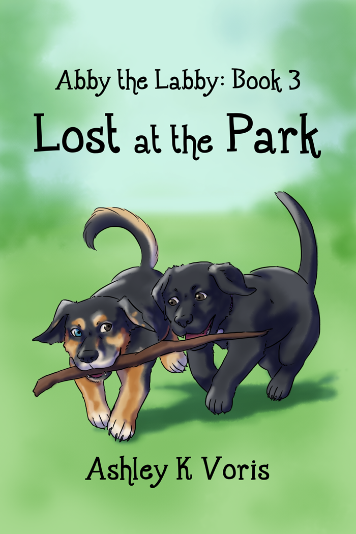The cover art for 'Abby the Labby: Lost at the Park'