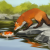 thumbnail image: a fox befriending a koi fish