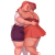 thumbnail image: two fat women kissing