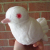 thumbnail image: albino fantail dove plush