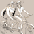 thumbnail image: Aeris and Tifa on a tandem bike