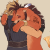 thumbnail image: Cloud and Nanaki hugging