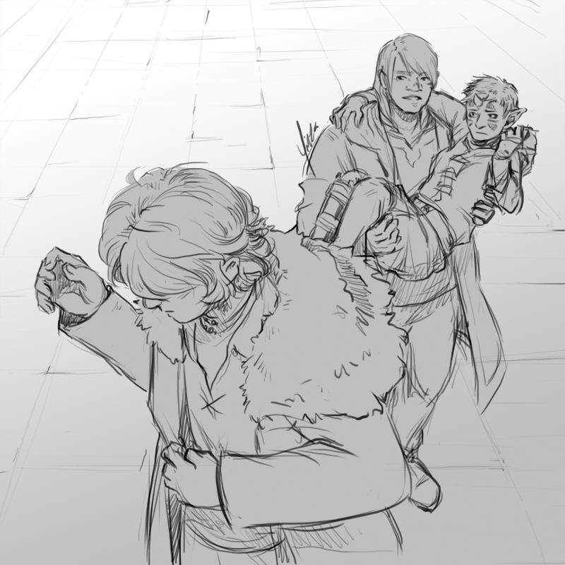 Scene sketch.